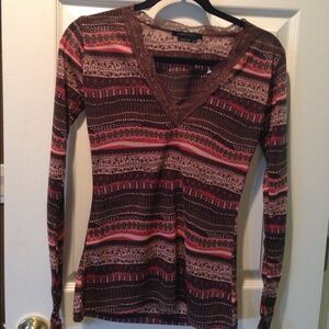 BCBG Maxazria‎ long sleeve blouse.